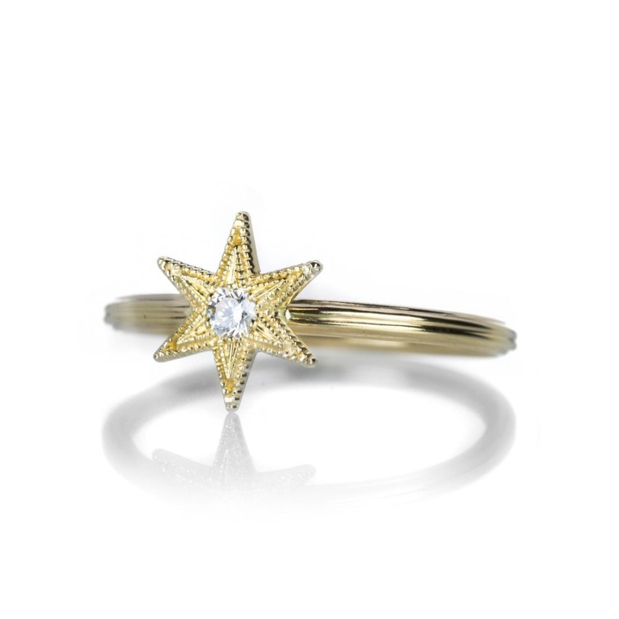 Rings Anthony Lent | Six Point Star Stacking Ring