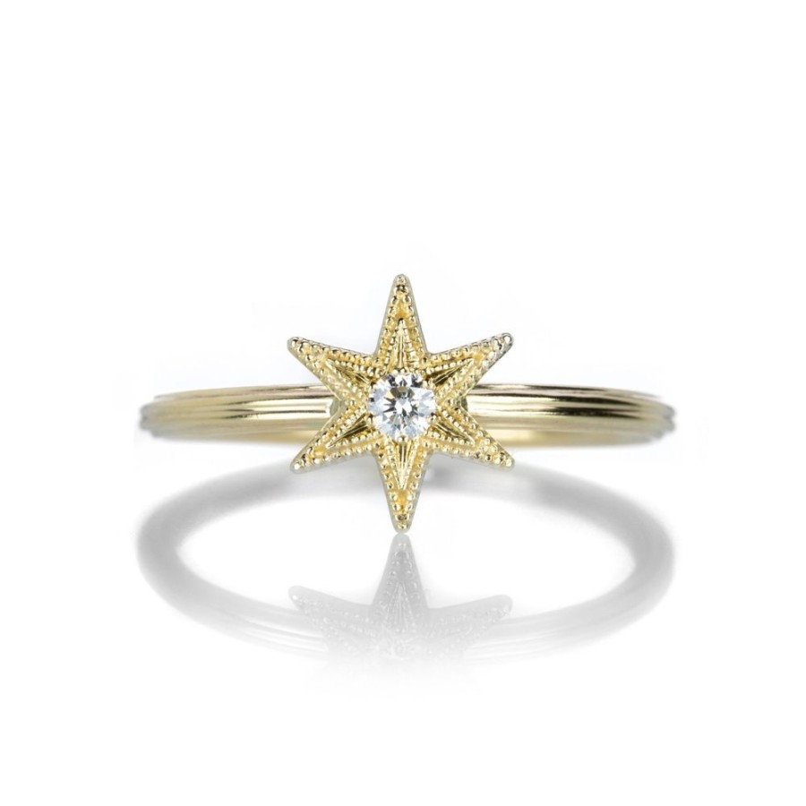 Rings Anthony Lent | Six Point Star Stacking Ring