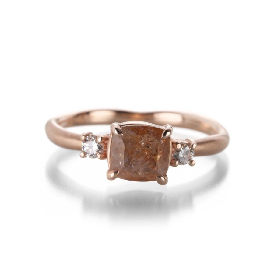 Rings Anne Sportun | Orange Cushion Diamond Ring