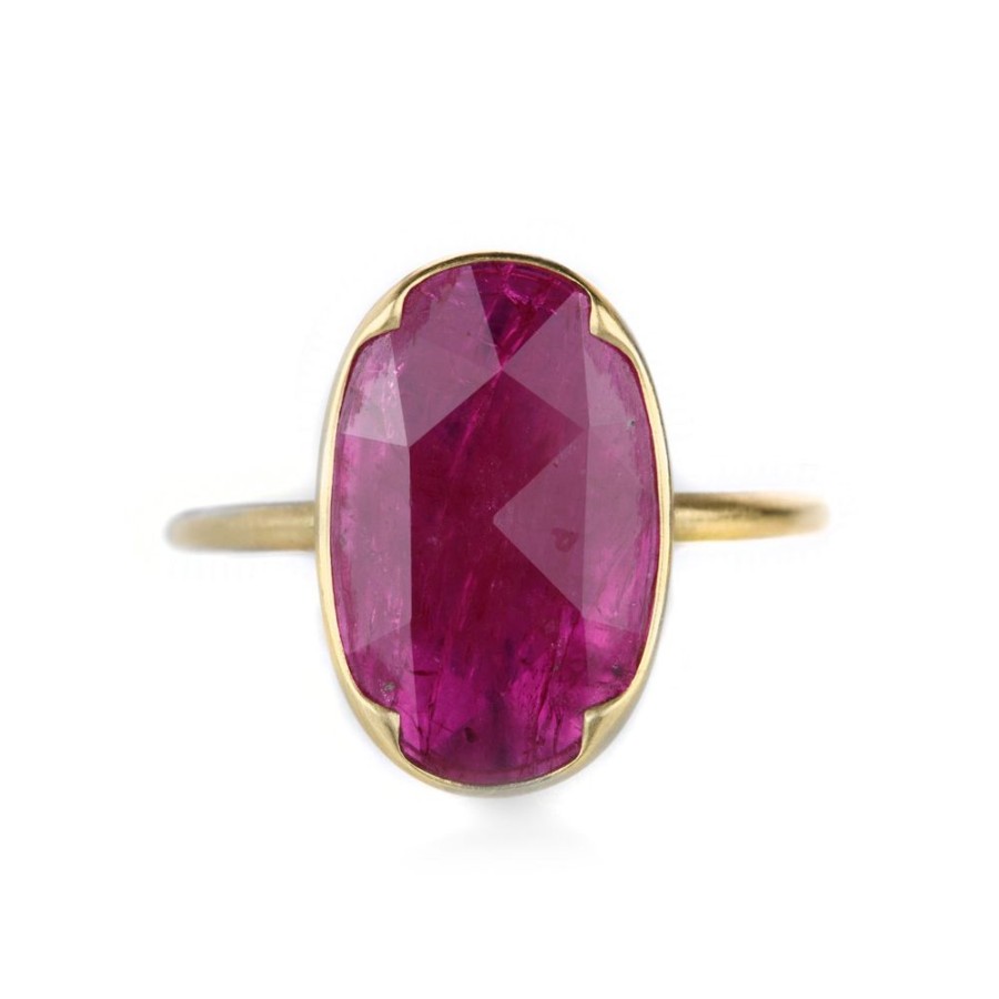 Rings Gabriella Kiss | Oval Mozambique Ruby Ring