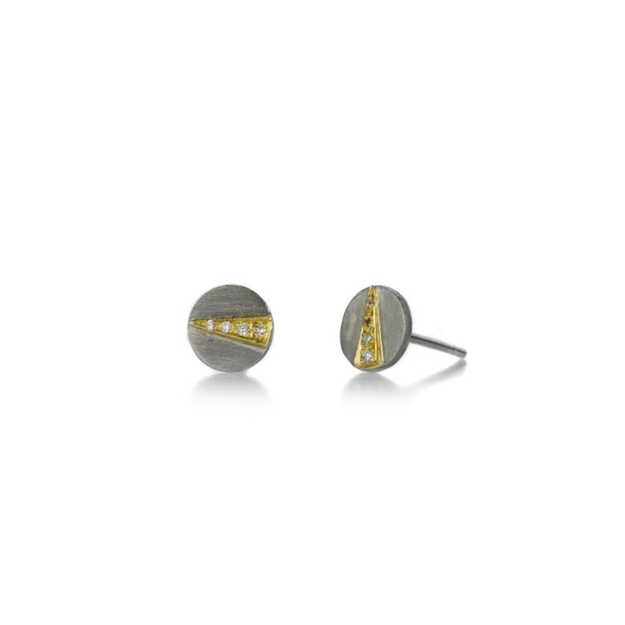 Earrings Annie Fensterstock | Wave Crest Studs