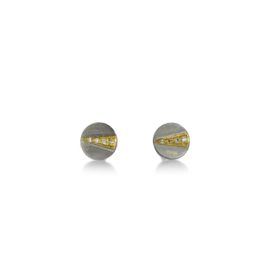 Earrings Annie Fensterstock | Wave Crest Studs