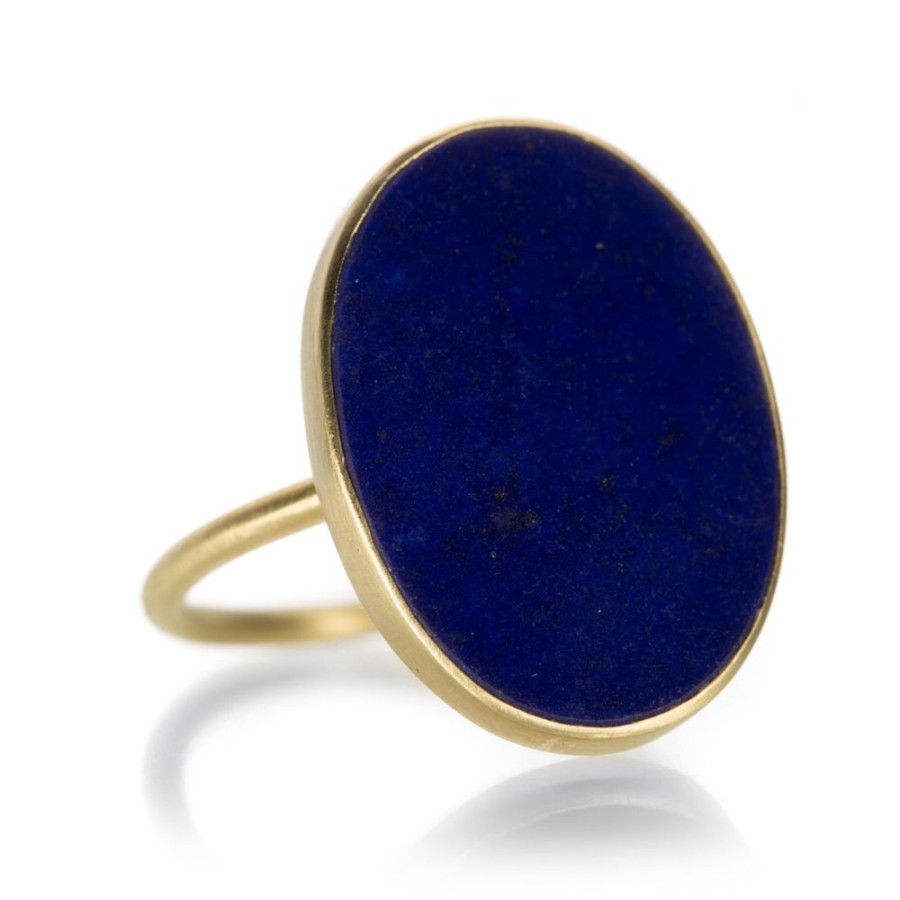 Rings Gabriella Kiss | Oval Lapis Slab Ring