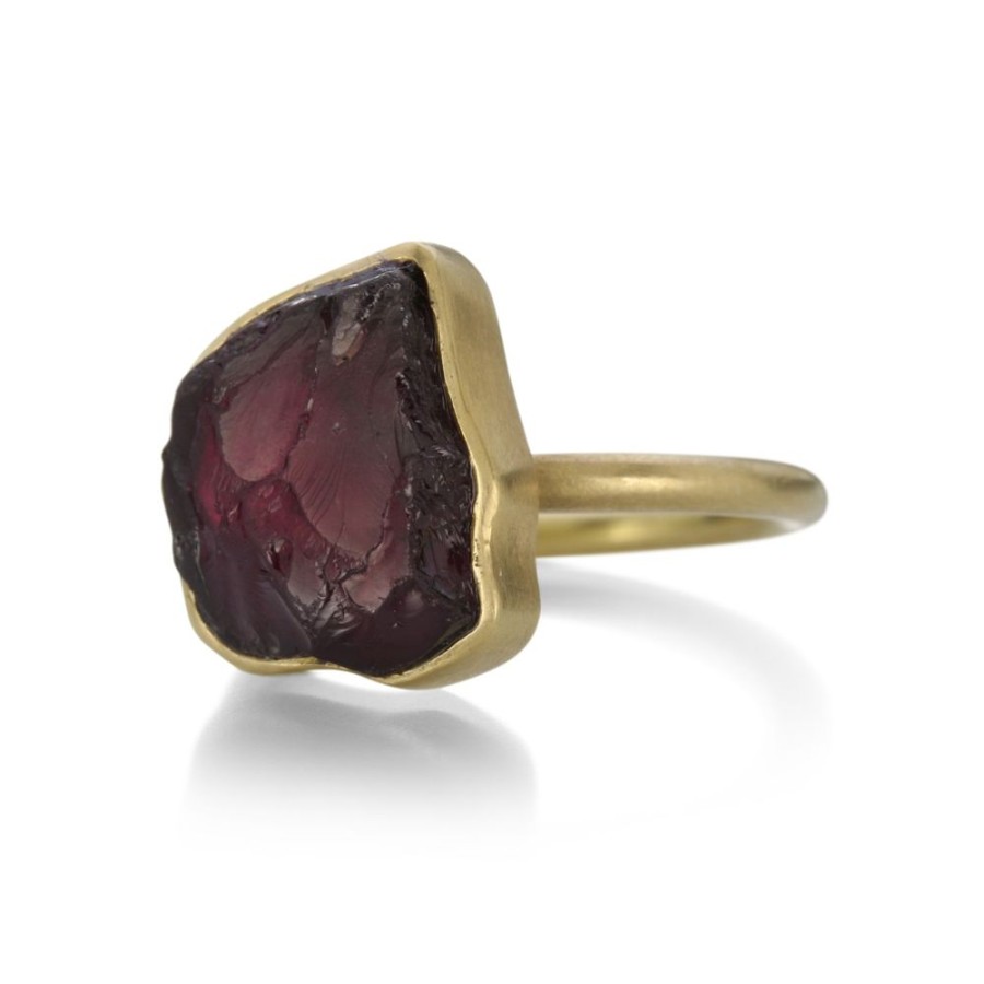 Rings Gabriella Kiss | Natural Grape Garnet Crystal Ring