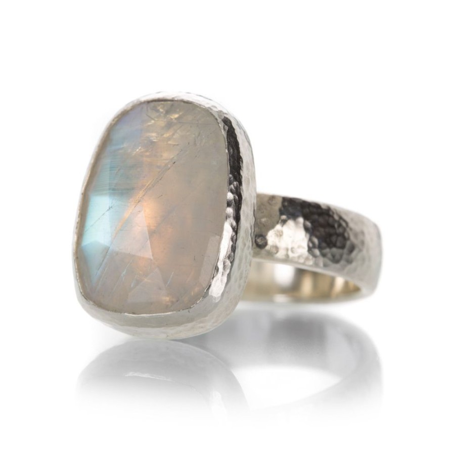 Rings Gurhan | Sterling Silver Rainbow Moonstone Ring