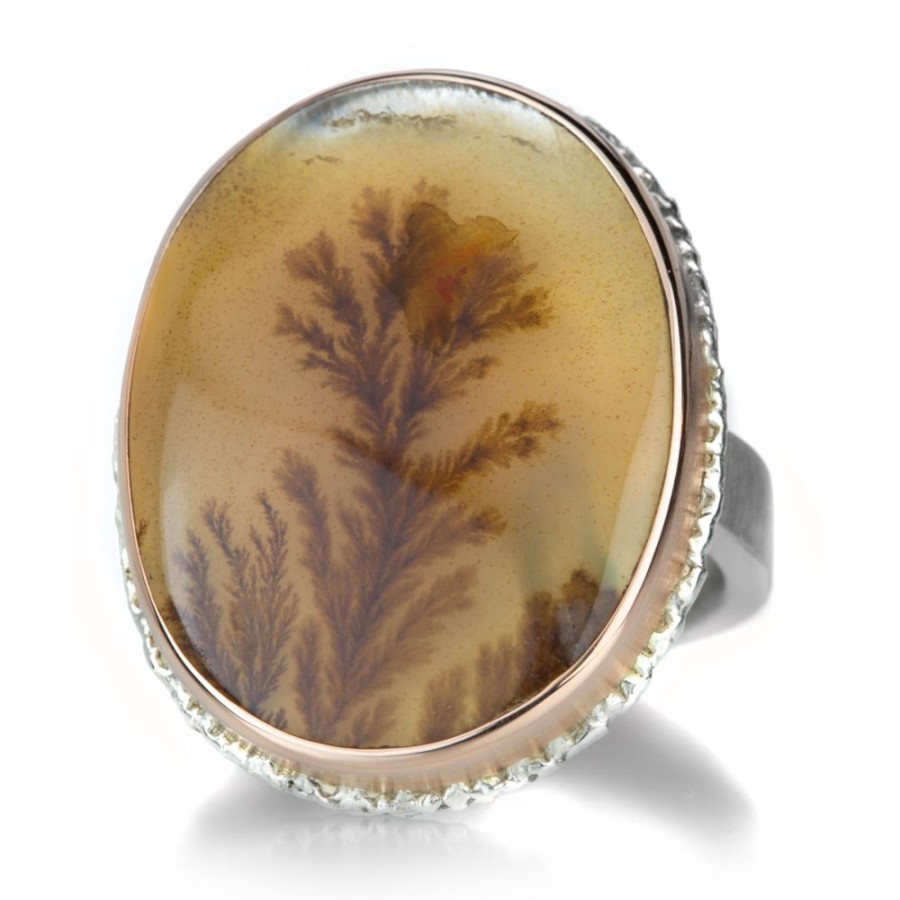 Rings Jamie Joseph | Oval Brown Dendritic Agate Ring