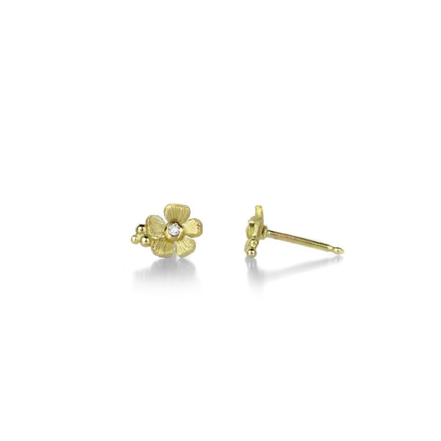 Earrings Lene Vibe | 18K Floral Studs