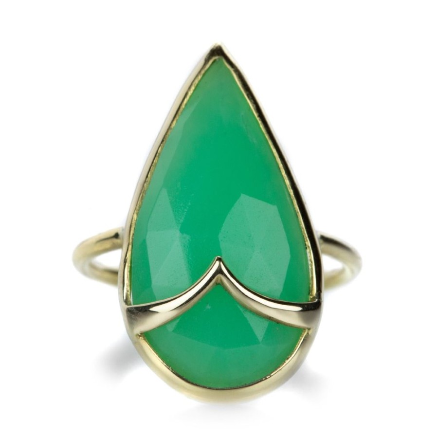 Rings Rachel Atherley | Chrysoprase Owl Ring