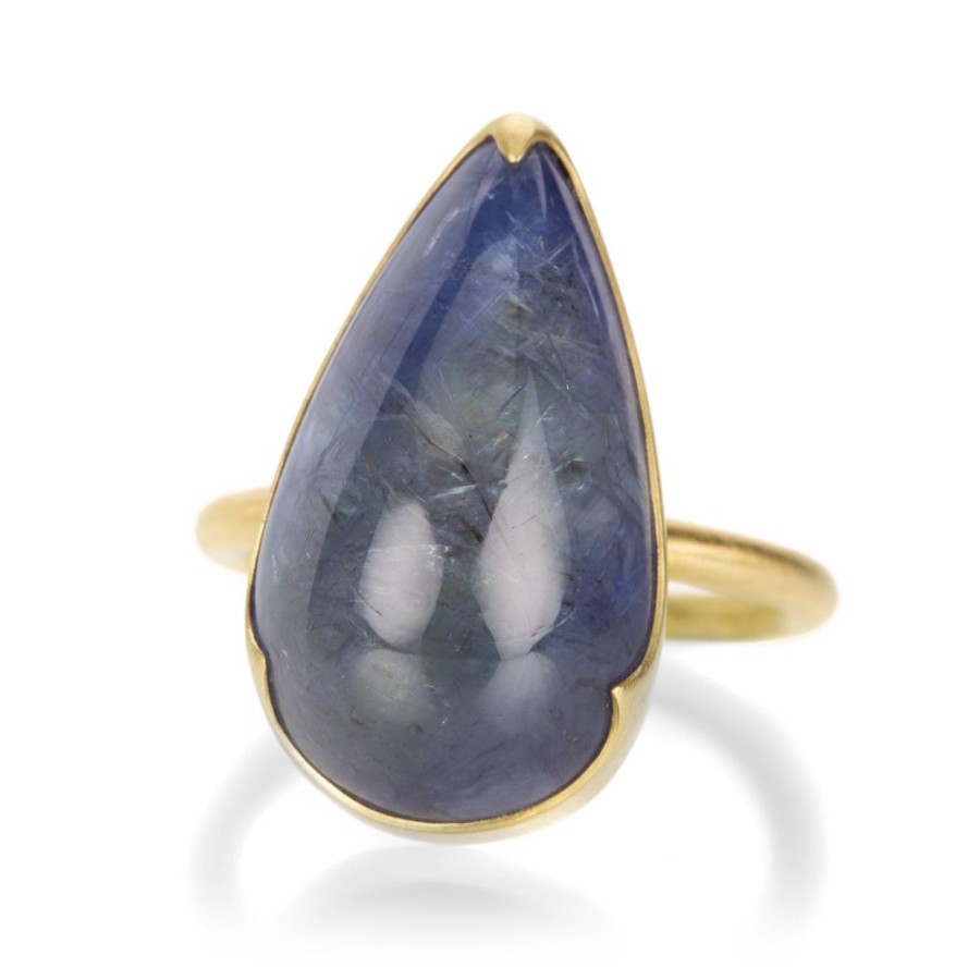 Rings Gabriella Kiss | Large Pear Tanzanite Ring