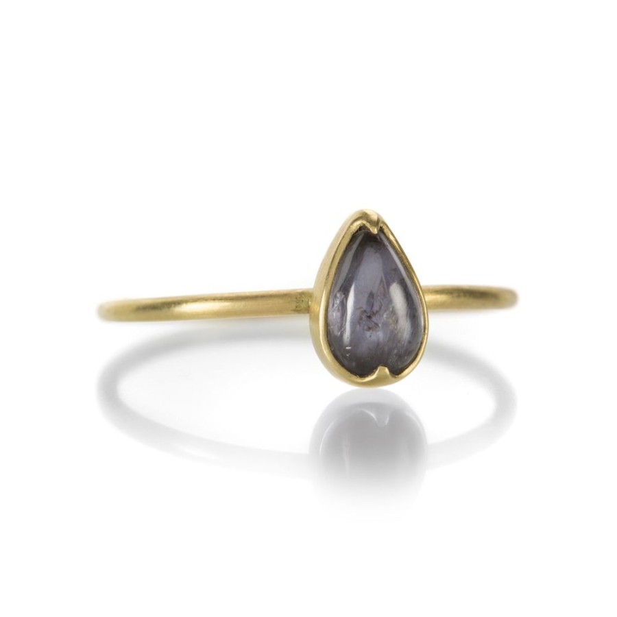 Rings Gabriella Kiss | Mauve Sapphire Pear Ring