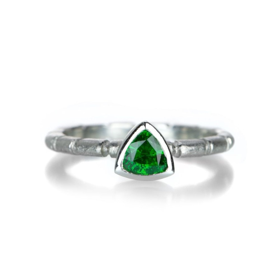 Rings Barbara Heinrich | Trillion Green Tsavorite Ring