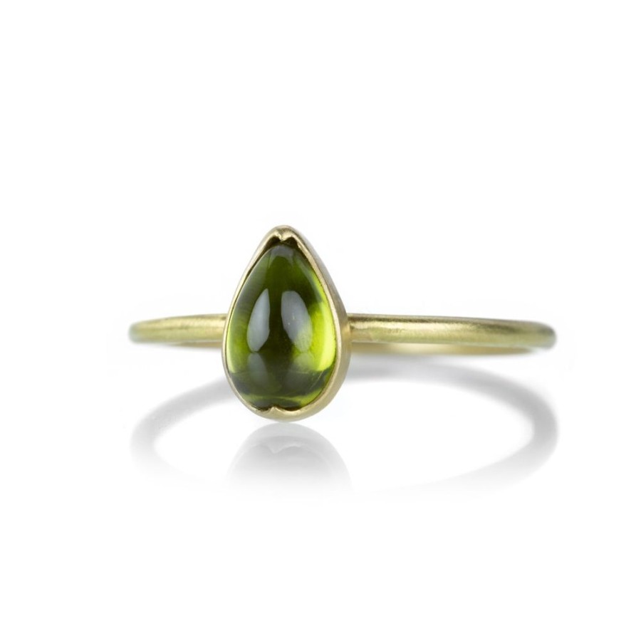 Rings Gabriella Kiss | Pear Green Tourmaline Ring