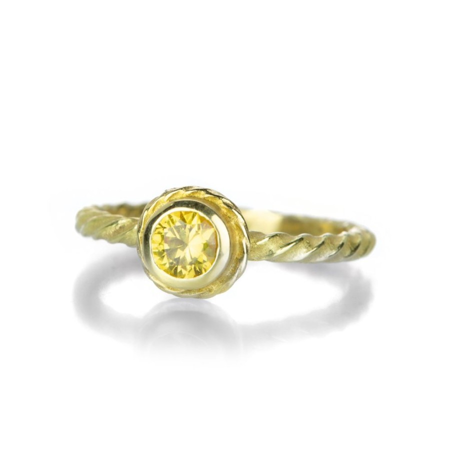 Rings Barbara Heinrich | Yellow Sapphire Twist Ring