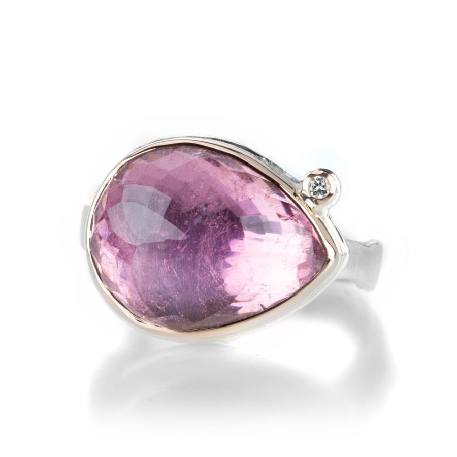 Rings Jamie Joseph | Teardrop Pink Tourmaline Ring