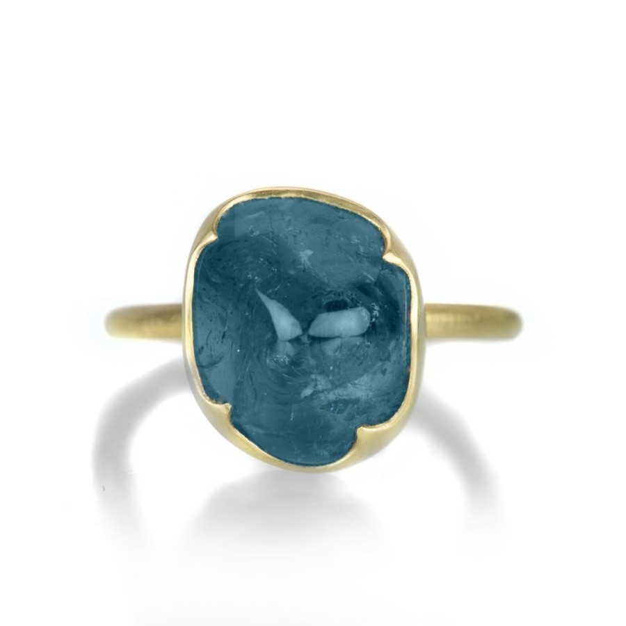 Rings Gabriella Kiss | Tumbled Natural Aquamarine Ring