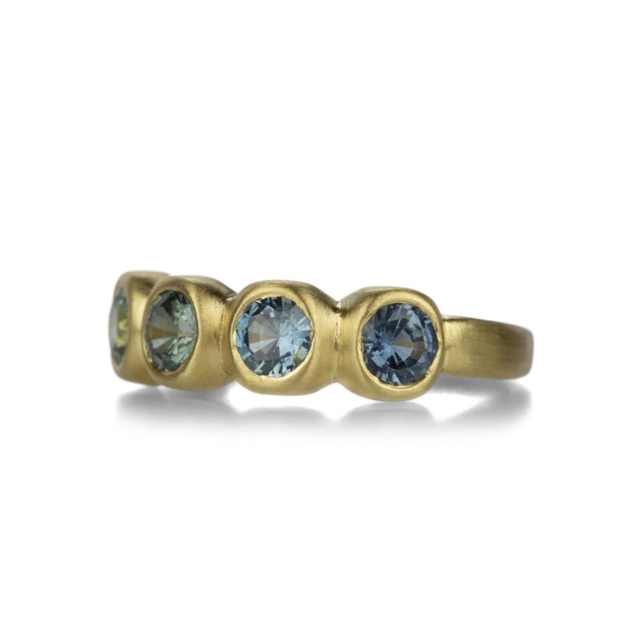 Rings Marian Maurer | Ombre Madagascar Sapphire Porch Skimmer Band