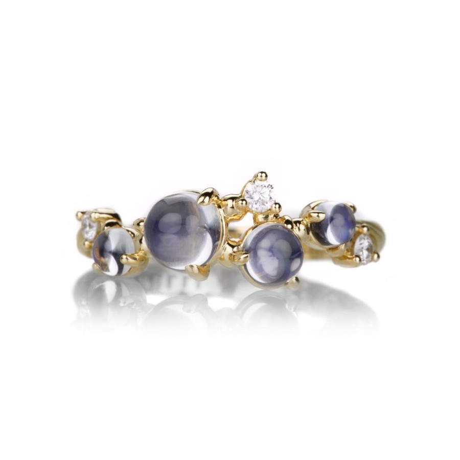 Rings Paul Morelli | 18K Small Moonstone Bubble Ring