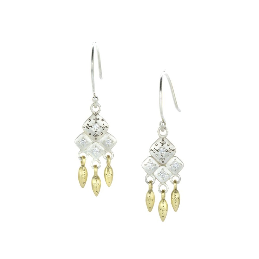 Earrings Adel Chefridi | Harmony Mosaic Diamond Earrings