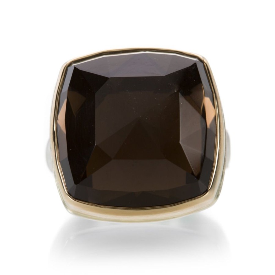 Rings Jamie Joseph | Square Smoky Quartz Ring