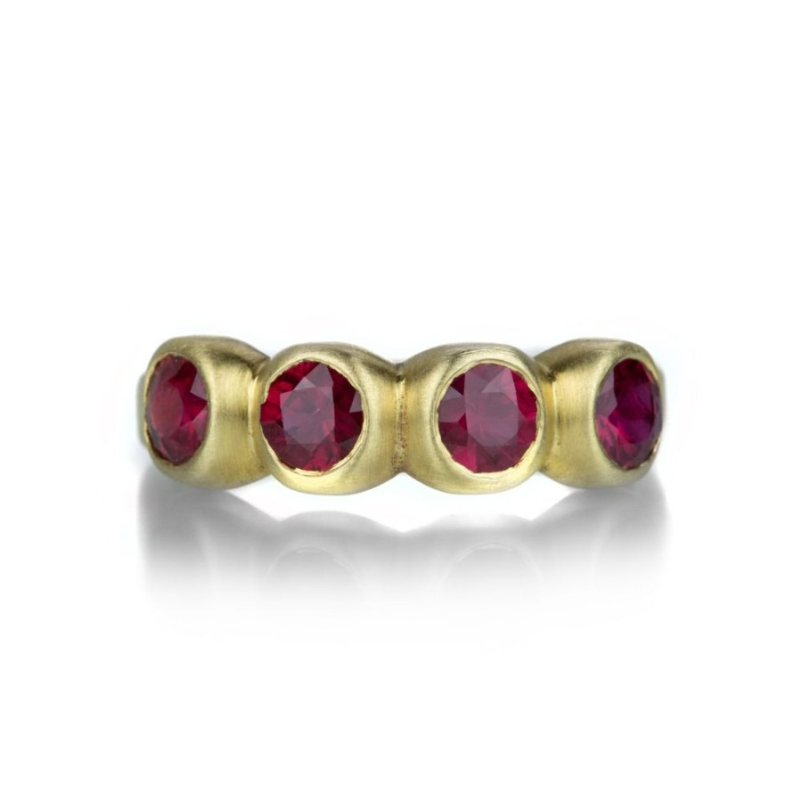 Rings Marian Maurer | Large Ruby Porch Skimmer Band