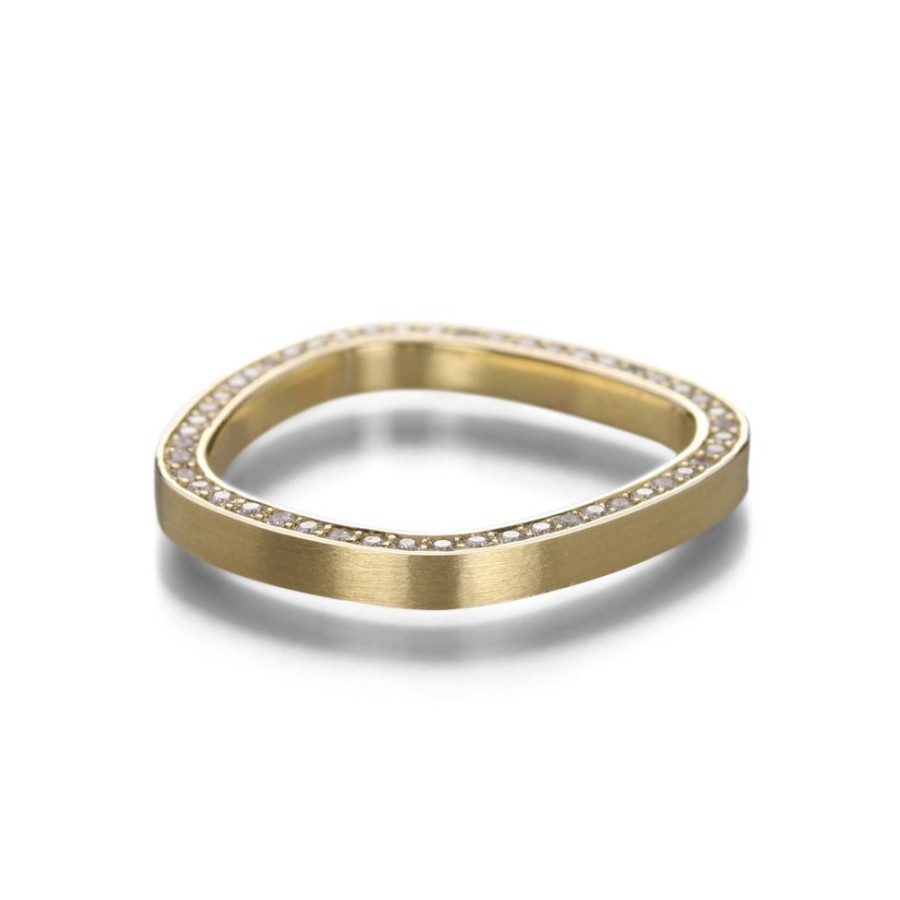 Rings Edward Burrowes | Yellow Gold Pave Set Ring