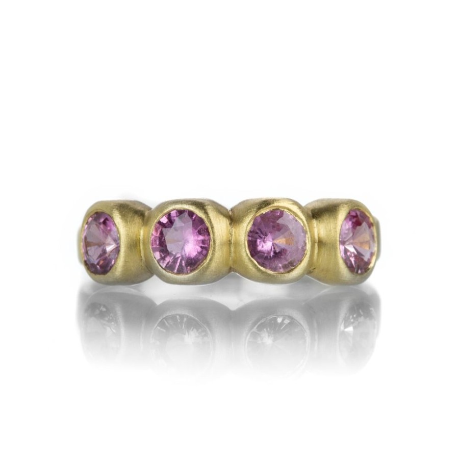 Rings Marian Maurer | Large Pink Sapphire Porch Skimmer Band