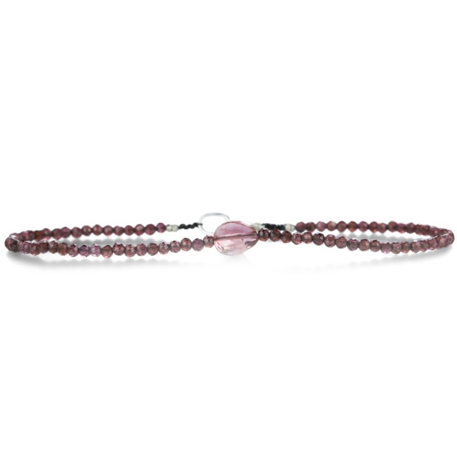 Bracelets Margaret Solow | Garnet And Tourmaline Beaded Bracelet