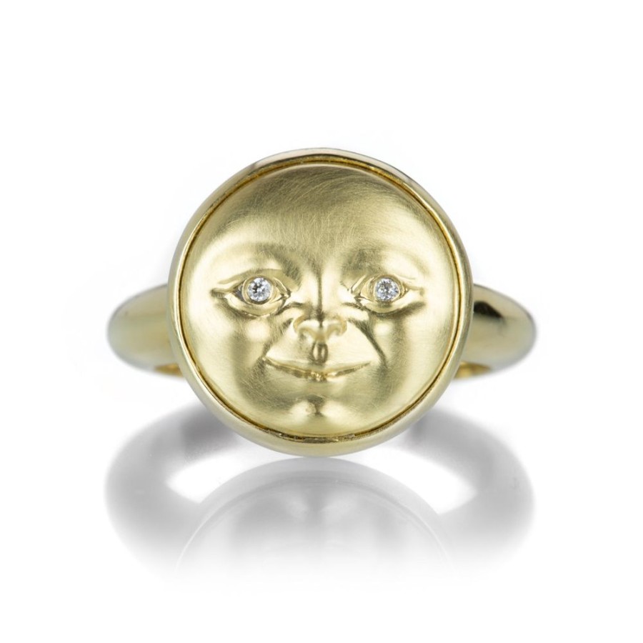 Rings Anthony Lent | Small Moonface Ring