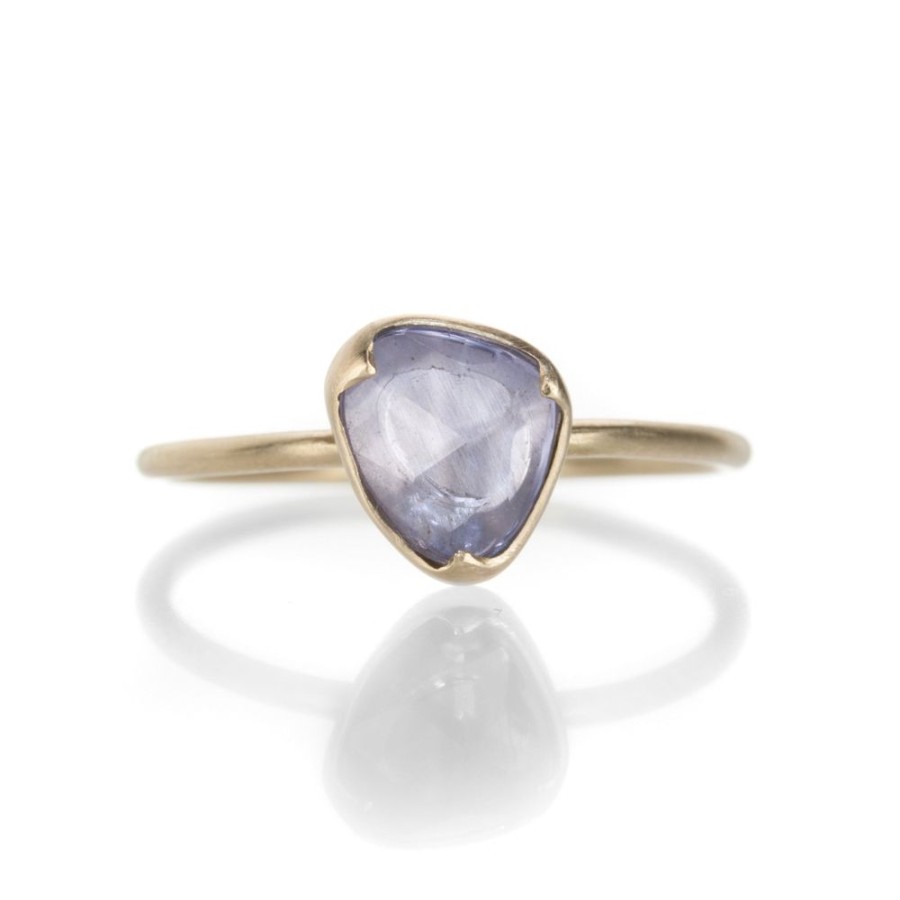 Rings Gabriella Kiss | Asymmetrical Blue Sapphire Ring