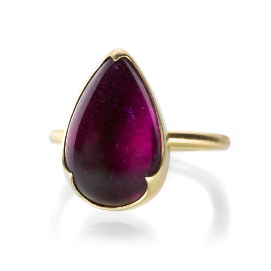 Rings Gabriella Kiss | Pear Shaped Rubelite Tourmaline