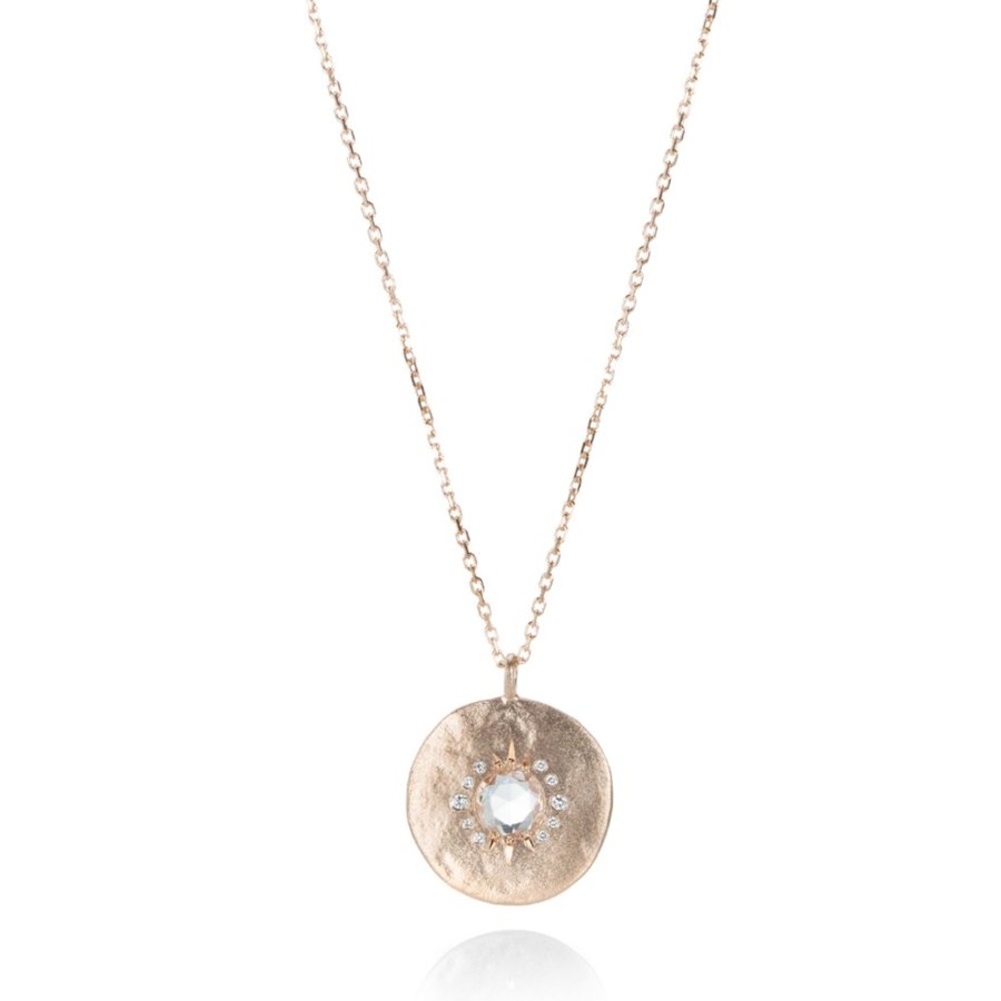 Necklaces Sirciam | Rose Gold Solar Brace Necklace