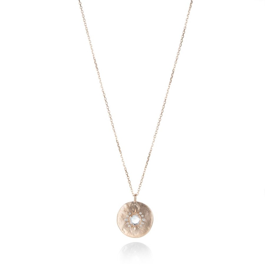 Necklaces Sirciam | Rose Gold Solar Brace Necklace