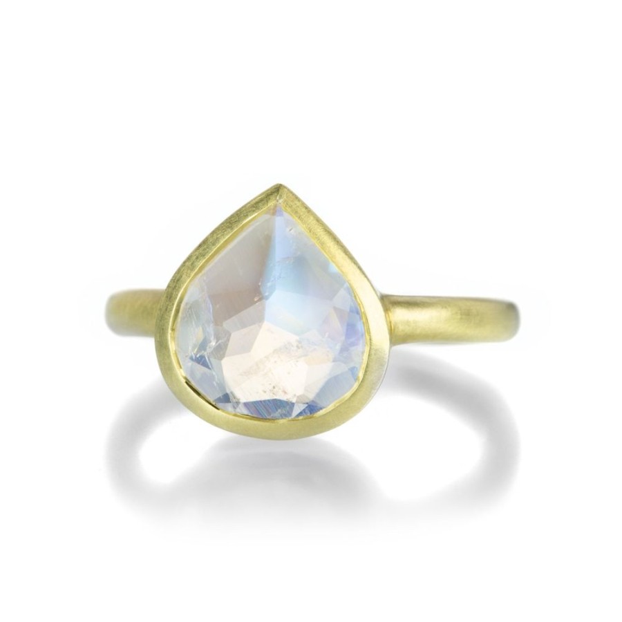 Rings Maria Beaulieu | Moonstone Teadrop Ring