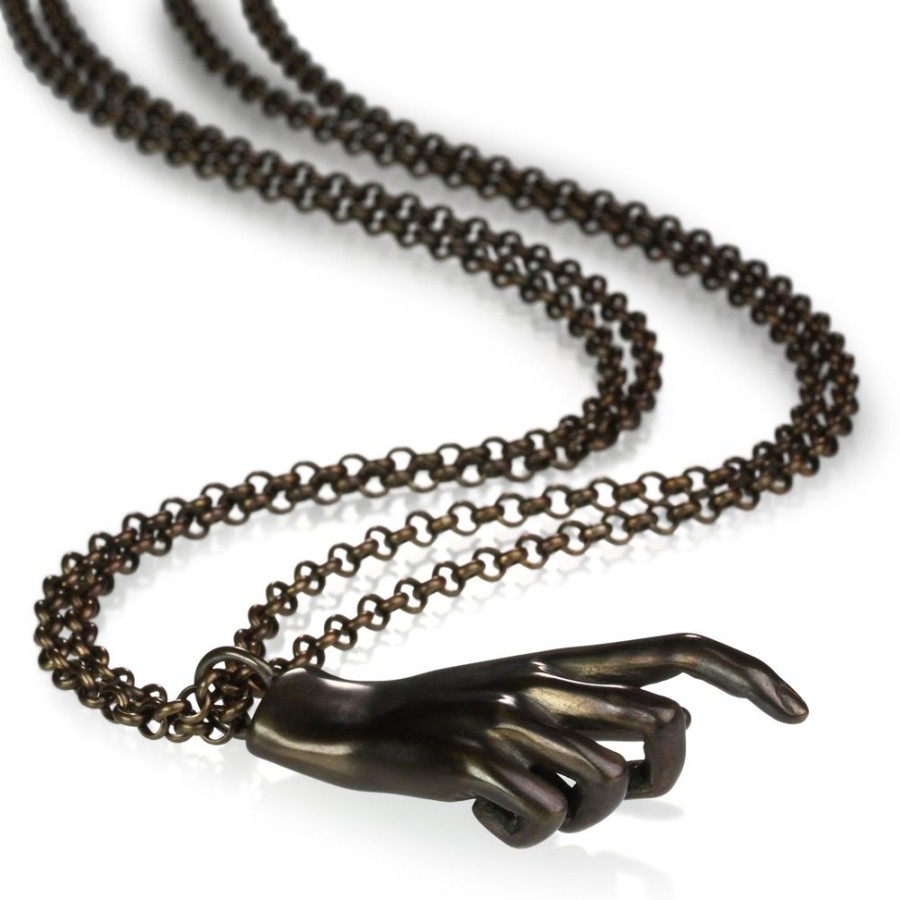 Necklaces Gabriella Kiss | Pope'S Hand Necklace In Bronze