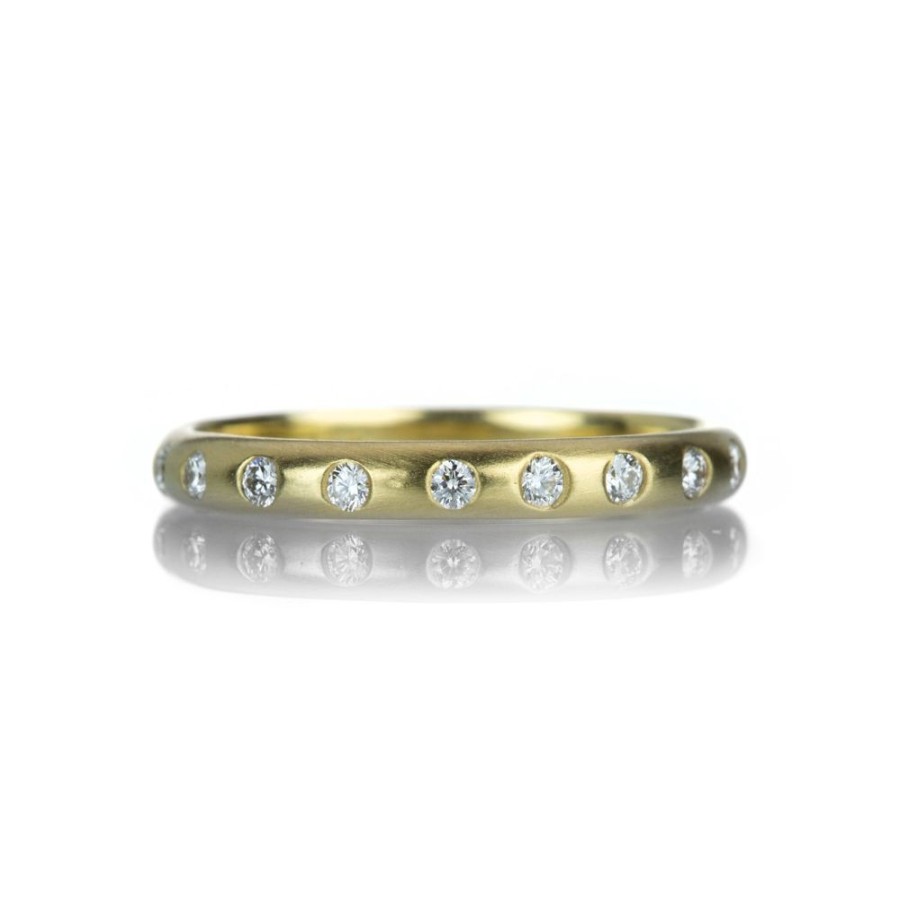 Rings Alexis Kletjian | 18K Yellow Gold Band With Diamonds