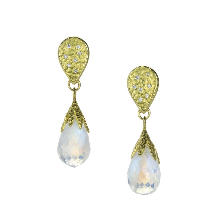 Earrings Barbara Heinrich | Glacier Moonstone Drop Earrings