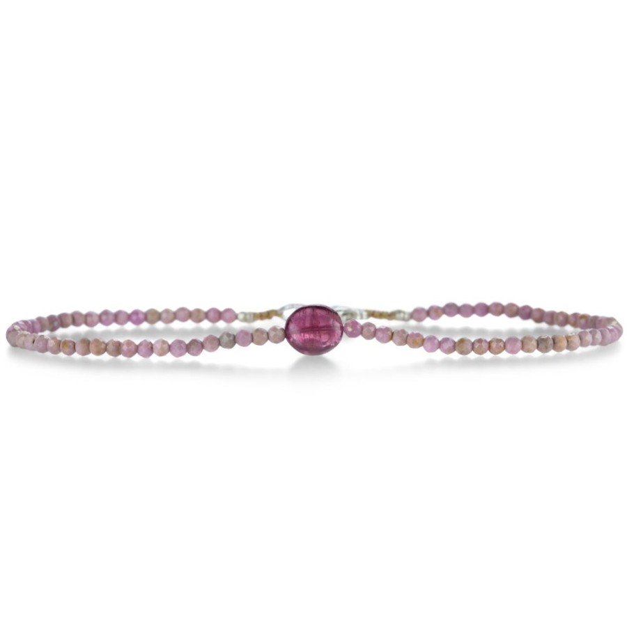 Bracelets Margaret Solow | Light Pink Opal And Tourmaline Bracelet