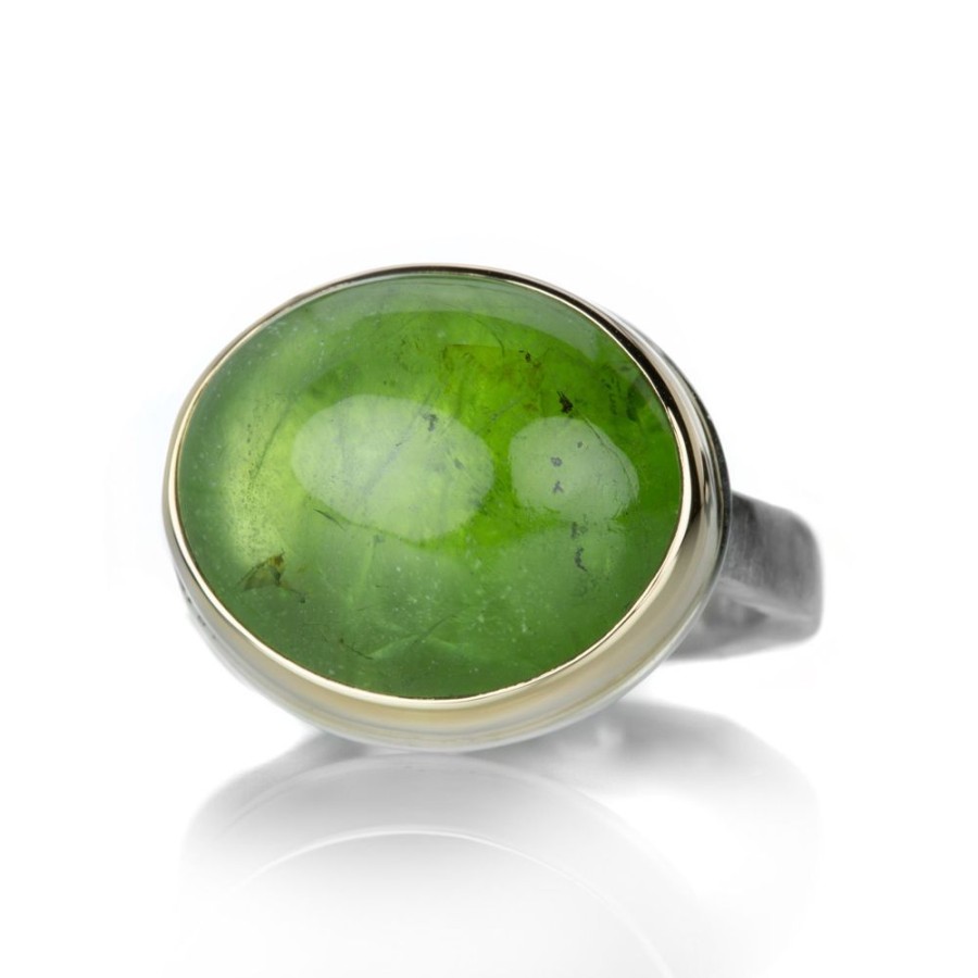 Rings Jamie Joseph | Smooth Oval Peridot Ring