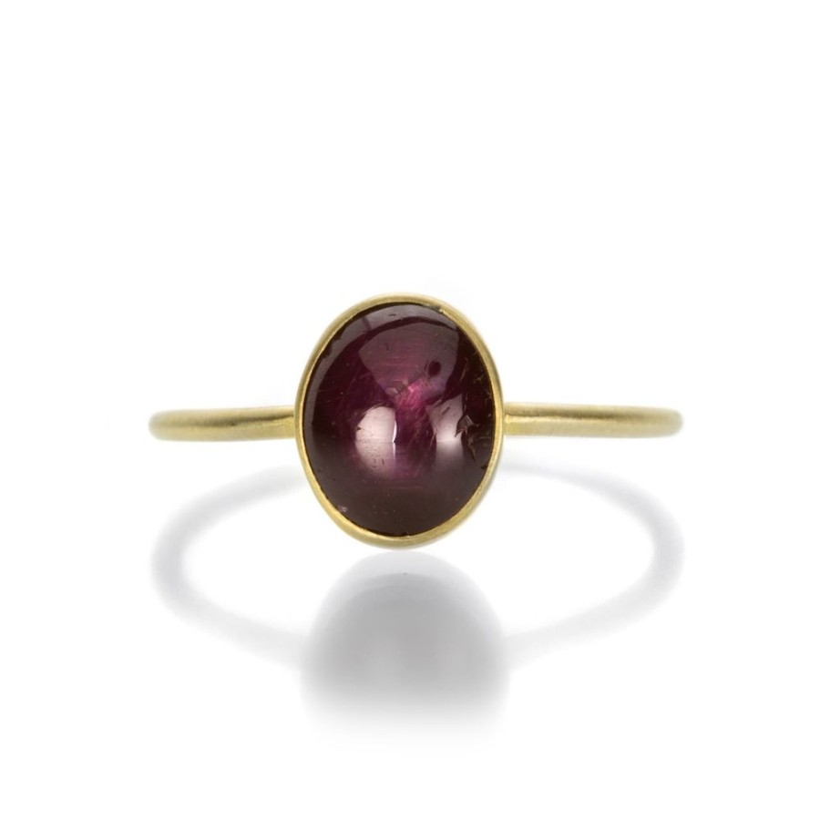 Rings Gabriella Kiss | Oval Cabochon Star Ruby Ring