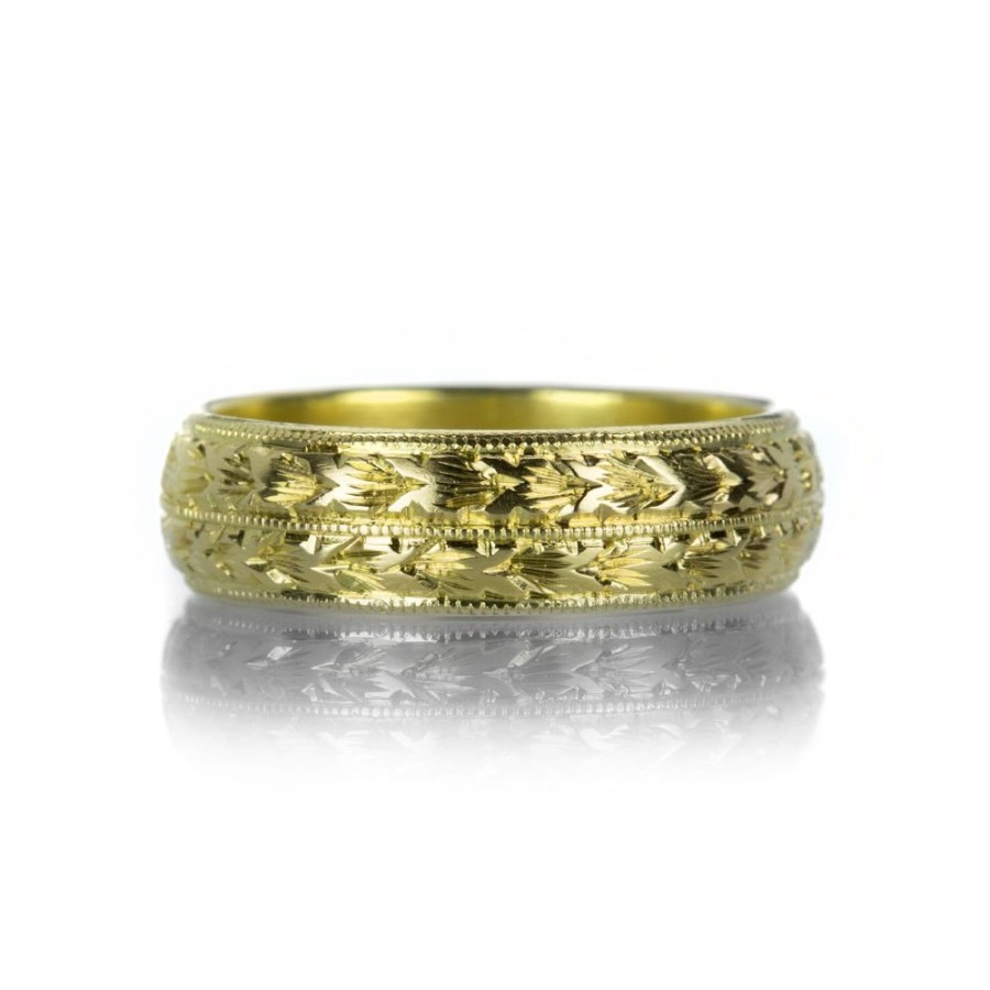 Rings Diana Mitchell | Engraved Wheat Band