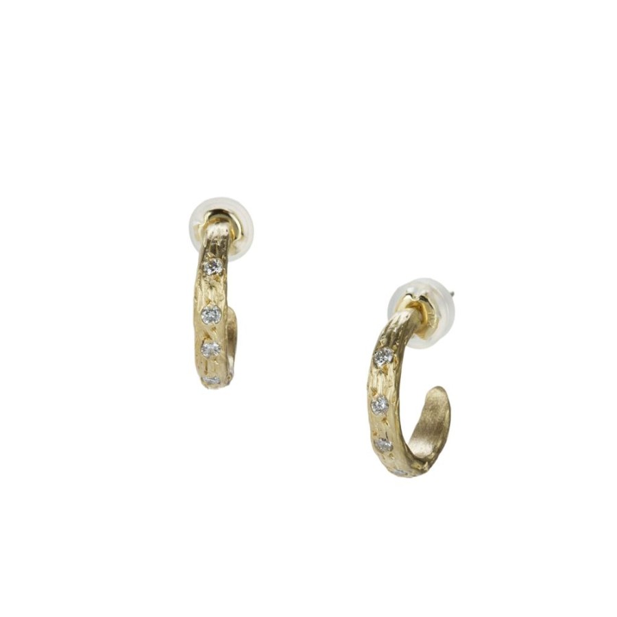 Earrings Robin Haley | 14K Diamond Huggies