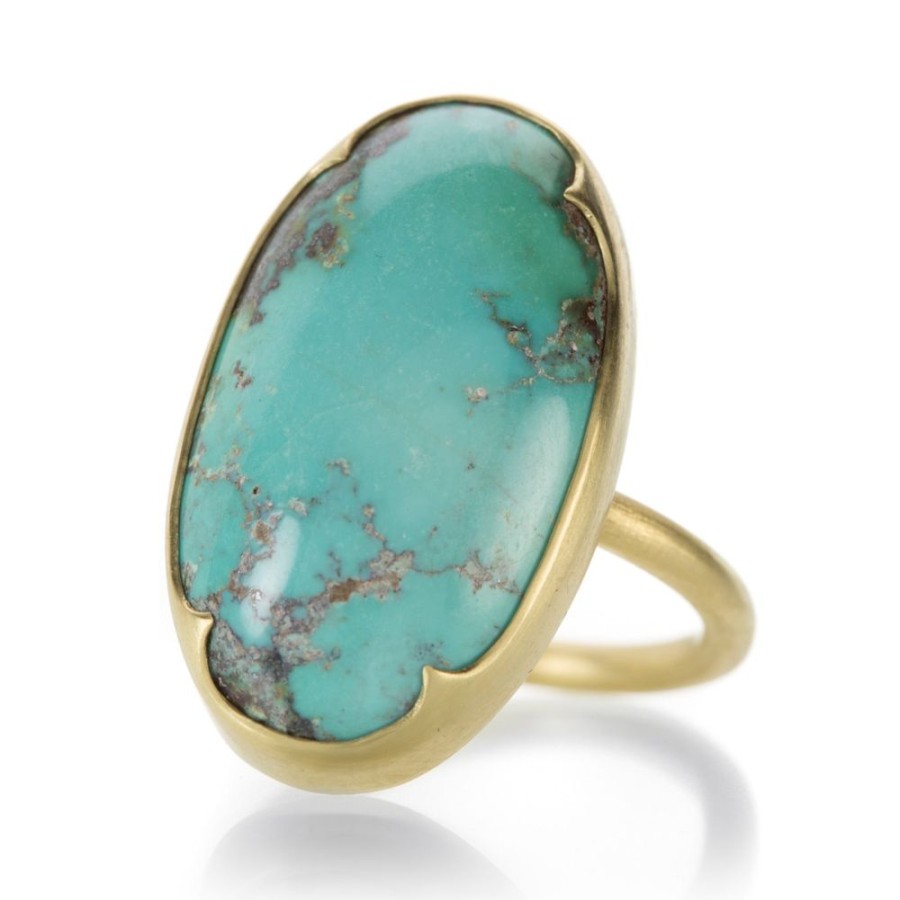 Rings Gabriella Kiss | Large Persian Turquoise Ring