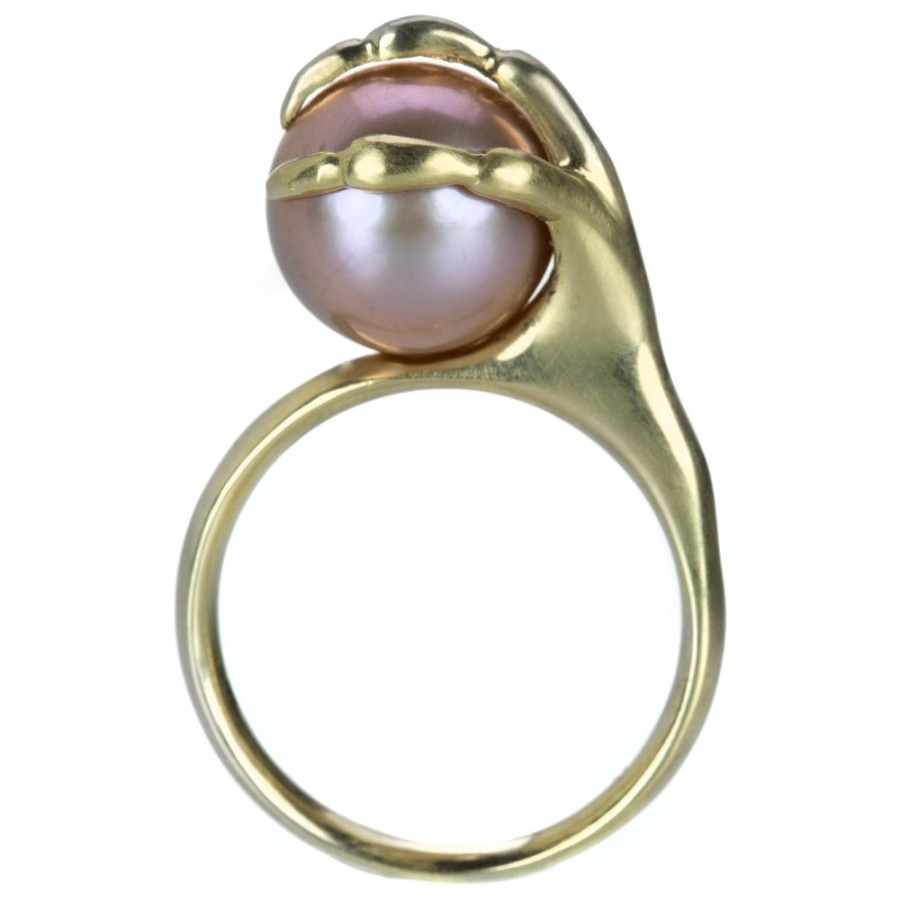 Rings Annette Ferdinandsen | Pink Pearl Talon Ring