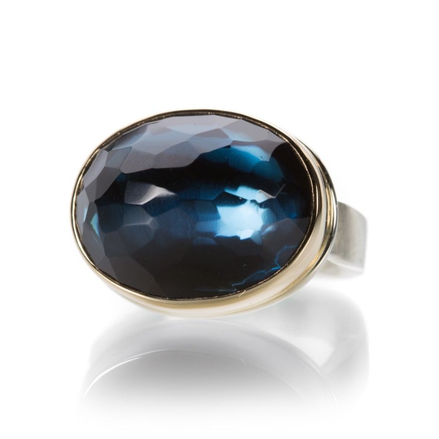 Rings Jamie Joseph | Oval London Blue Topaz Ring