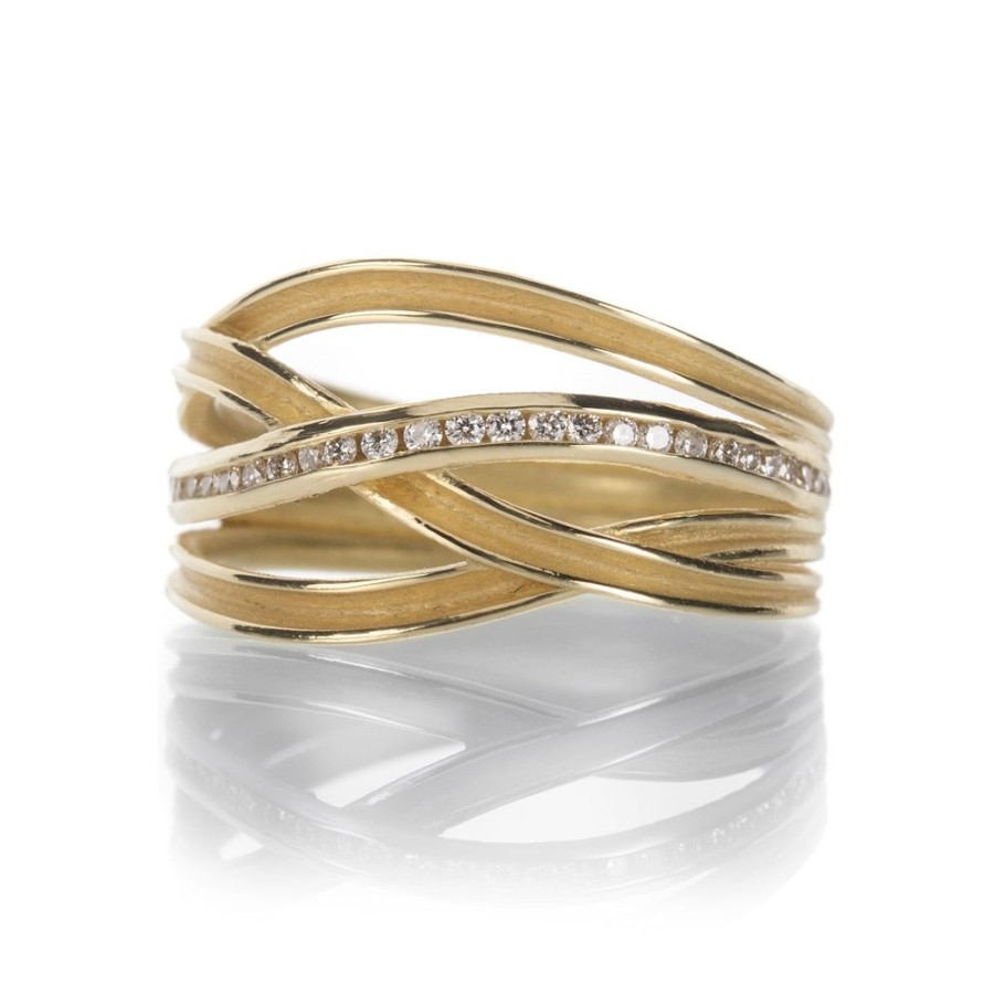 Rings Barbara Heinrich | Channel Set Four Ribbon Ring