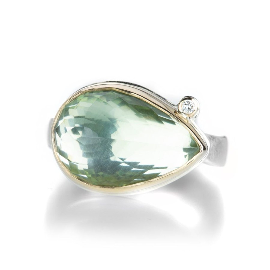 Rings Jamie Joseph | Teardrop Mint Quartz Ring