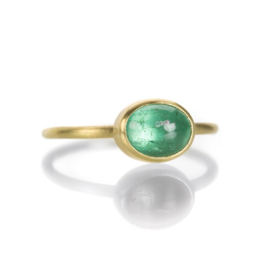 Rings Gabriella Kiss | Horizontal Emerald Ring