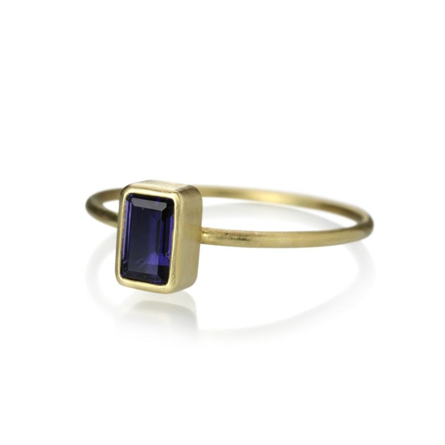 Rings Gabriella Kiss | Rectangular Iolite Ring