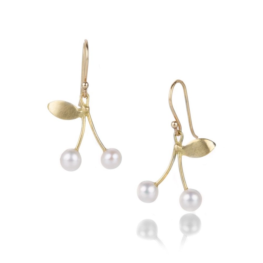 Earrings Annette Ferdinandsen | 18K Pearl Cherry Earrings