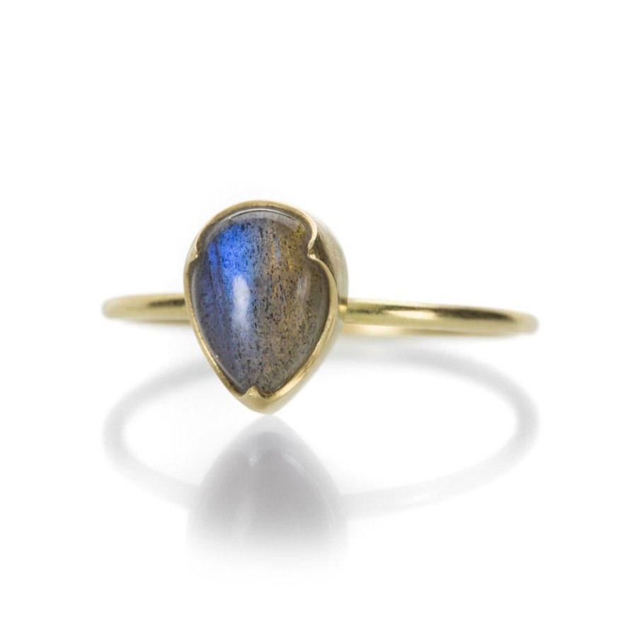 Rings Gabriella Kiss | Pear Shaped Labradorite Ring